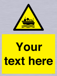 Custom warning ferries crossing vessels